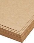 48-Pack Kraft Paper Sheets for Wedding, Brown Cardstock for Party Invitations, Announcements, Drawing, DIY Projects, Arts and Crafts, Letter Size, 120Gsm (8.5 X 11 Inches)