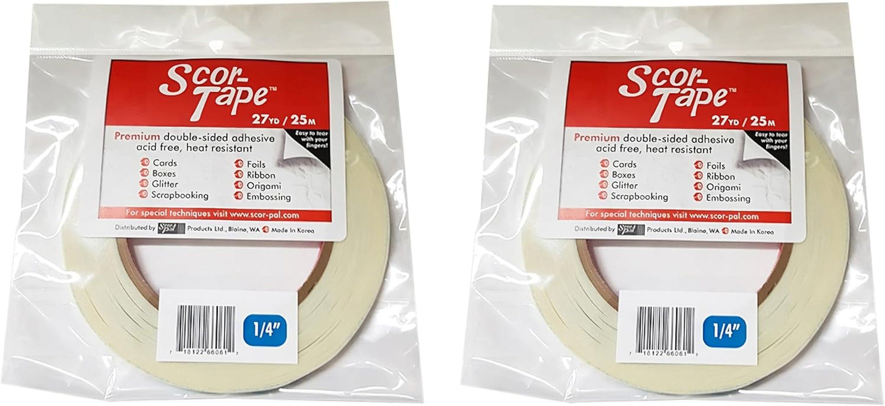 Scor Tape .25 (Pack of 2)