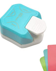 3 in 1 Paper Corner Cutter/ Rounder, Punches for Crafts, DIY Hole Puncher, Photo Card Making and Scrapbooking (Green)