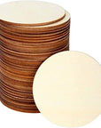 36 Pcs 3 Inch Unfinished Wood Circles for Crafts, Wood Rounds for Crafts, round Wood Discs for Crafts, Painting, Writing, DIY Supplies, Engraving and Carving, Home Decorations
