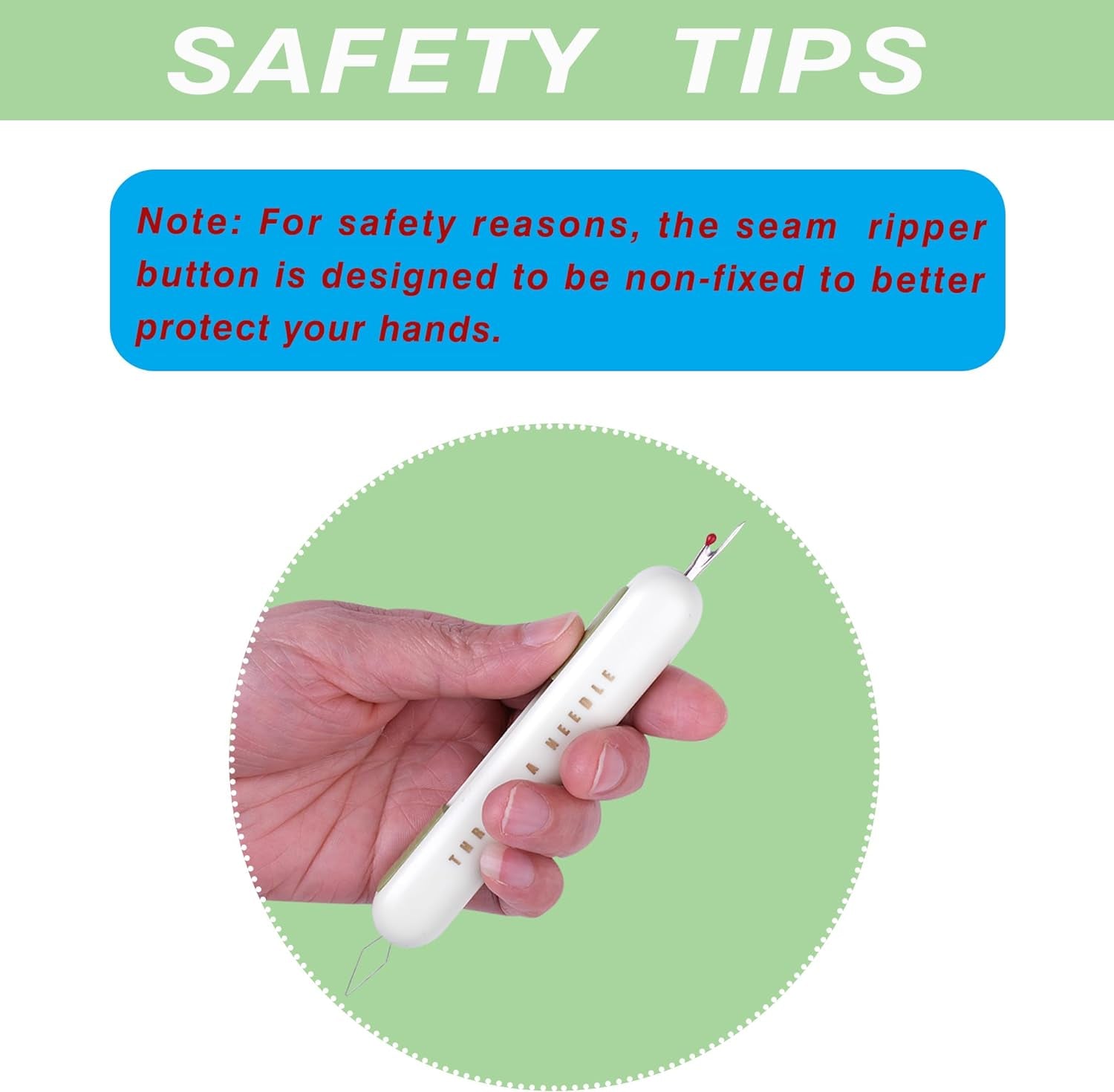 Seam Rippers, 2-In-1 Threader for Sewing,Threading and Unthreading Seam Ripper,Multifunctional Sewing Tool for Sewing, Crafts and Knitting Unthreading Supplies. (3PCS)