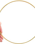 10Pcs 6 Inch Gold Metal Rings for Crafts Dream Catcher Ring, Metal Hoops for Dream Catcher and Crafts Centerpiece Table Decorations