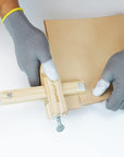 Leather Tools, Leather Strip and Strap Cutter, Leather Cutting Tool, Leather Cutter Adjustable with 3 Blades