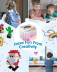 Fuse Beads Kit,10000Pc 5MM Melty Beads Set, Iron Melting Beads Craft Kit with Pegboards,Ironing Paper and Chain Accessories, Arts and Crafts Set for Kids Boys Girls Christmas Birthday Gift