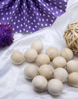 1 Inch Natural round Wooden Ball, Hardwood Balls, for Crafts and DIY Projects, Bag of 50.