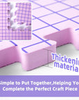 Blocking Mats for Knitting, Crochet Blocking Boards for Crochet Projects, Extra Thick Blocking Mat Boards for Crochet Projects with 150 T-Pins and Storage Bag for Knitting Crochet Projects