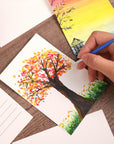 100 Pack Watercolor Postcards 4X6, 140Lb/300Gsm Watercolor Paper Blank Postcards Watercolor Cards for DIY, Mailing, Painting, Invitations, Gift Cards