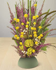 Floral Desert Dryfōm Half Ball 3.8 Inch X 7.8 Inch Green