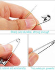 46 PCS Safety Pins, Premium Safety Pins Metal Silver Sewing Pins Set Durable Assorted 7 Sizes 19Mm - 54Mm for Home Office Use Art Craft Sewing Jewelry Making