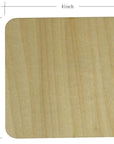 48 Pieces 4 X 4 Inches Unfinished Square Wood Blank Coaster Bulk for Drinks, Painting, Writing, Bar, Kitchen Home Decor, DIY Craft, Party (Set of 48, Square)