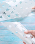 7 Pieces American Flag 50 Stars Stencil Template for Painting on Wood, Fabric, Paper, Airbrush, Walls Art, 2 Large, 2 Medium and 3 Small for Flag Day, Independence Day