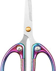 6.3-Inch All Stainless Steel Office Scissors,Ultra Sharp Blade Shears,Sturdy Sharp Scissors for Office Home School Sewing Fabric Craft Supplies Multipurpose Scissors