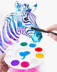 6 Pack Paint Tray Palettes, Plastic Paint Pallet for Kids Art Painting Palette for Painting or DIY Craft Class, White