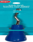 Offset Ergonomic Latch Hook Tool Craft Accessory, 6.5" L, Blue