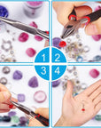 Jewelry Making Supplies Kit - Jewelry Repair Tools with Accessories Jewelry Pliers Findings and Beading Wires for Adult and Beginners