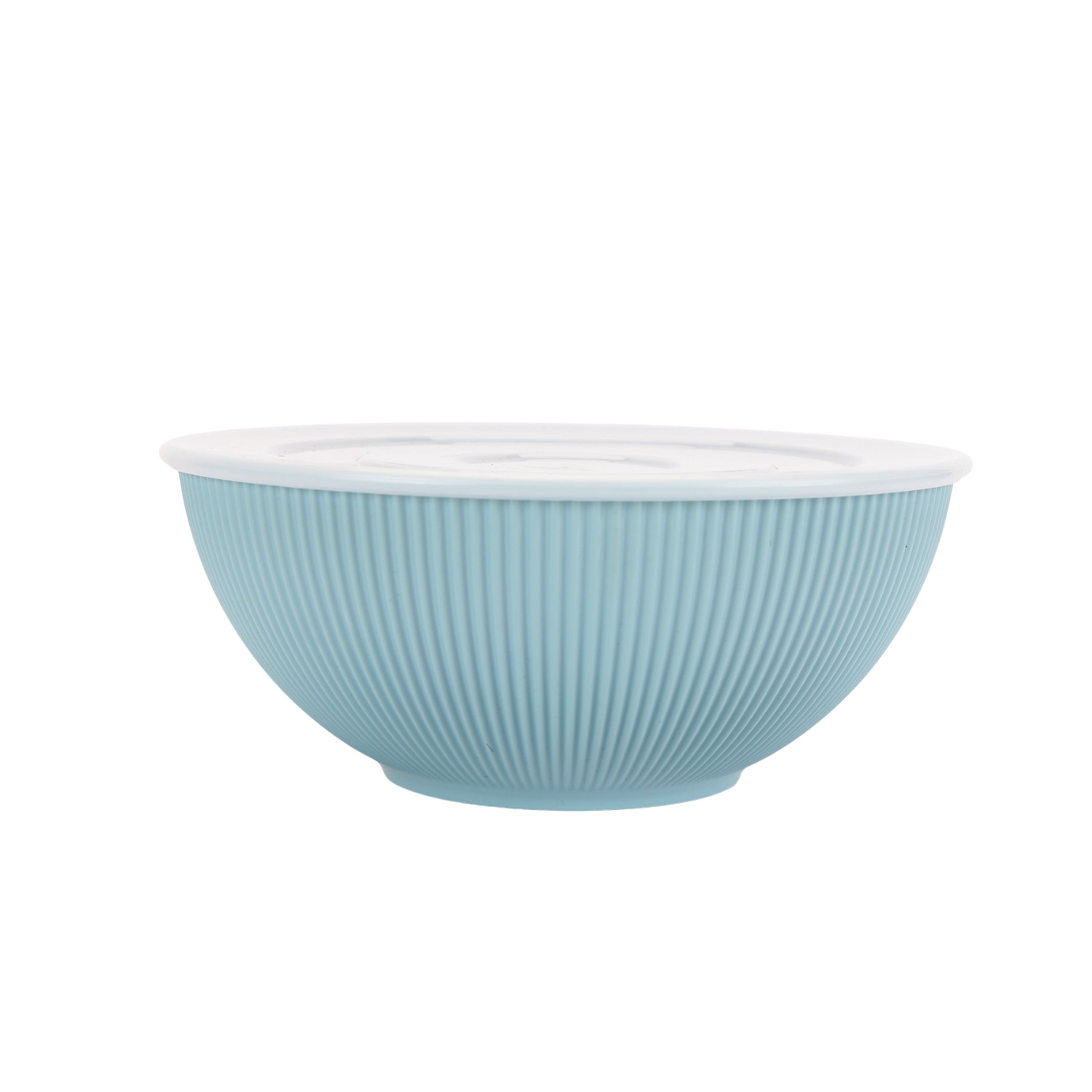 Mainstays - Blue 4-Piece Eco-Friendly Recycled Plastic Serve Bowl Set