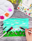 30 Sheets Watercolor Paper Pad, A5 (8.3 X 5.8") Cold Press Watercolor Paper, 140 Lb/300 GSM Tearable Water Color Pad for Art Painting, Drawing, Mixed Media