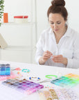 Clay Beads, 16800Pcs, 112 Colors, Polymer Heishi Beads, Clay Bead Bracelet Kit, Charm Set Jewelry Making