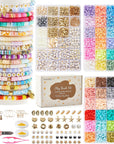 11000 Pcs Clay Beads for Bracelet Making Kit, 48 Colors Flat round Polymer Clay Beads, Friendship Bracelet Kit Heishi Beads for DIY Jewelry Making, Crafts Gift for Girls Teen Ages 6-12