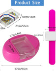 2 Pieces Magnetic Pin Cushion, Magnetic Pin Holder with Pin Cushion Wristband for Sewing, Pink