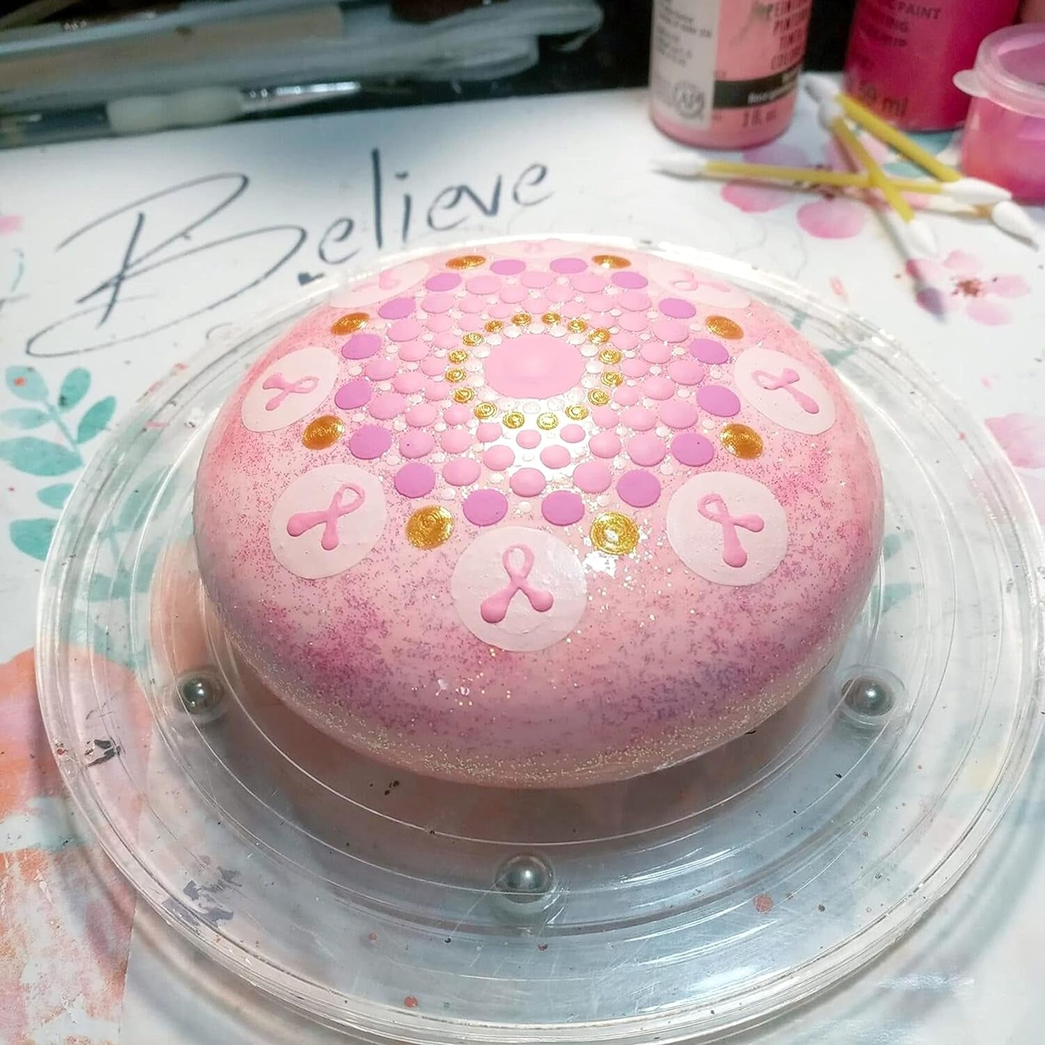 Mold for Making Stones with Dome Template - Design