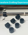 Rubber Roller Replacement Compatible with Cricut Maker/Maker 3, Mat Guide Rubbers for Cricut Repair Accessories