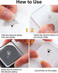 Stamp Postmark Postcard Clear Stamps for DIY Scrapbooking Big Size Silicone Clear Stamp Seals for Cards Making Photo Journal Album Decoration, 29.7X21Cm/11.7X8.3Inch
