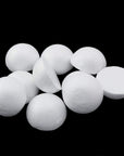 10PCS 2“ White Foam Balls Half round Hemispherical Christmas Craft Ball Wedding Decoration DIY Art Decoration