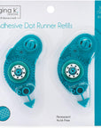 Adhesive Dot Runner Refill, One Size, Clear