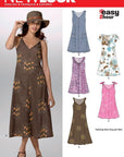 Sewing Pattern 6889 Misses Dresses, Size a (8-10-12-14-16-18)