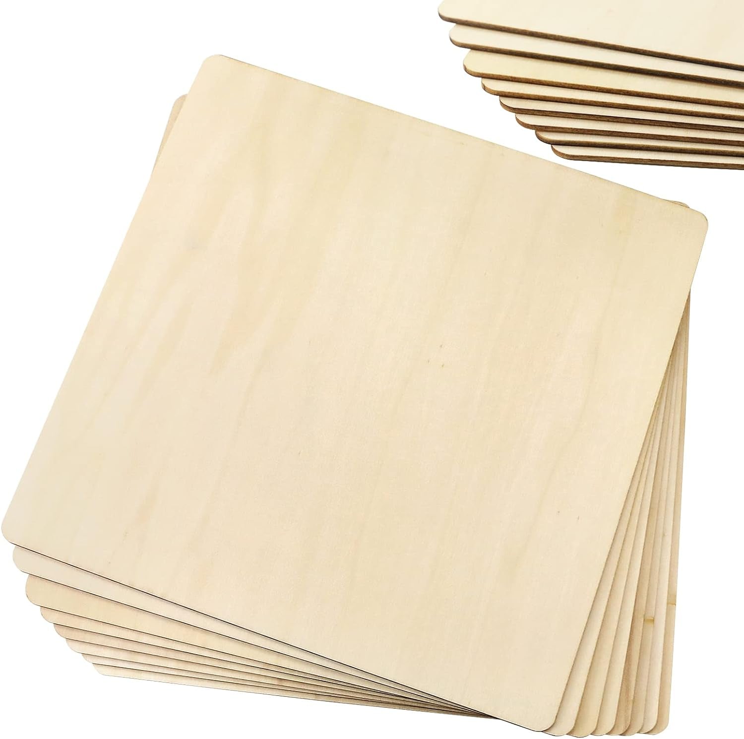 Pack of 4 PCS 12 X 12 Inch Craft Wood, Plywood Board Basswood Sheets, Perfect for DIY Projects, Drawing, Painting, Laser, Wood Burning, Wood Engraving and Laser Projects