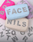 35 Pcs Rhinestone Iron on Letter Patches Bling Rhinestone Letters Glitter Rhinestone Alphabet Applique for Clothing Hats Jeans Shoes DIY Craft(Silver)
