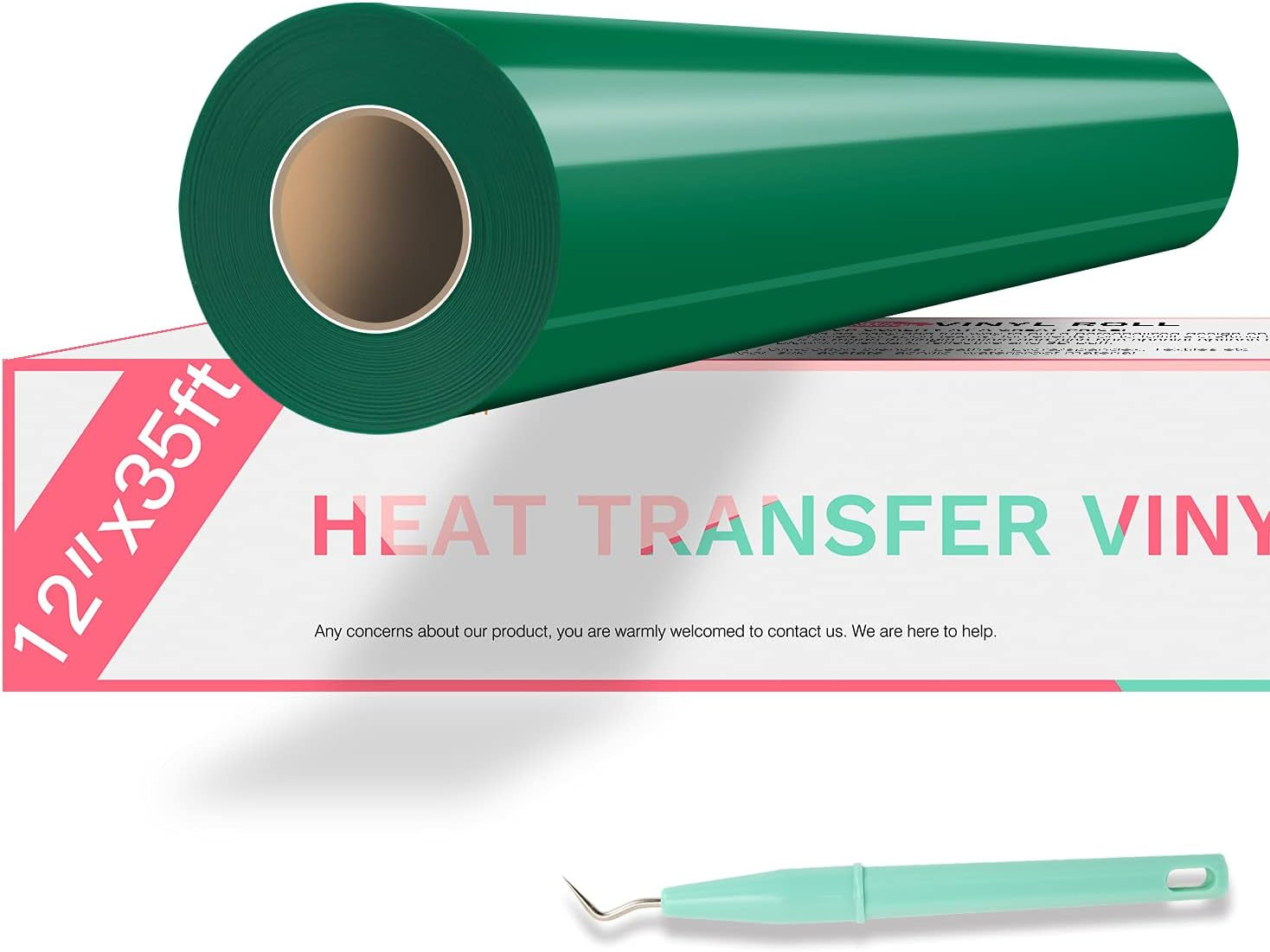 Puff Vinyl Heat Transfer - 12" X 15FT White Puff Vinyl Heat Transfer for T Shirts, White Puff HTV Vinyl Heat Transfer for Cricut & Cameo - Easy to Cut & Weed for Heat Vinyl Design(White)