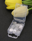 50Pcs Clear Disc Pads to Stabilize Earrings, Plastic Discs for Earring Backs and Jewelry Crafts