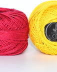 48 Crochet Thread Set Balls 100% Long-Staple Cotton Rainbow Colors of Size 8 Threadand Free 30 Golden Needles 48 Balls for Crochet Hardanger Cross Stitch Needlepoint Hand Embroidery