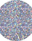 Craft Glitter 100G / 3.5Oz Glitter Flakes for Arts Crafts Tumblers Resin Epoxy Scrapbook Glass Schools Paper Halloween Decorations - Shaped (1/8" 0.125" 3Mm) - Silver Holographic Stars