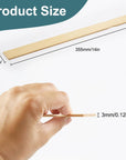 Birchwood Paint Stir Sticks,Mixer Paddles,14 Inch Craft Sticks,50 Pcs