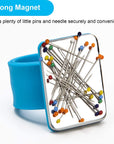 3 PCS Magnetic Pin Holder Wrist Band, Magnetic Wrist Sewing Pincushion with Wristband for Sewing