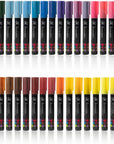 - 48 Pack of Liquid Chalk Markers – Reversible Chisel and round Tip - Neon, Metallic, and White Included - Age 6+
