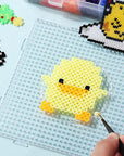 Fuse Beads Boards 5Mm Large Clear Plastic Pegboards for Kids Craft Beads 4 PCS
