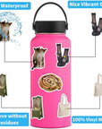 120Pcs Vintage Aesthetic Stickers, Cute Retro Journaling Scrapbooking Stickers Pack for Adult Women Teen Grils, Waterproof Vinyl Decals for Water Bottle Laptop Computer Phone Case