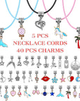 150 Pieces Charm Bracelet Making Kit for Girls, Charm Bracelets Jewelry Making Kit with Beads Bracelets Charms Necklace DIY Crafts Gifts Set for Teen Girls Kids Age 8-12