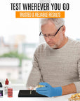 Silver Jewelry Test Kit Detect Plated Fake 999 Sterling Rings Coins Necklaces Bars Tester Scratch Stone