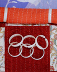 Quilt Clips 8 Pack, 3 Inches Plastic Quilting Clips Hold the Quilt Rolled While Quilting