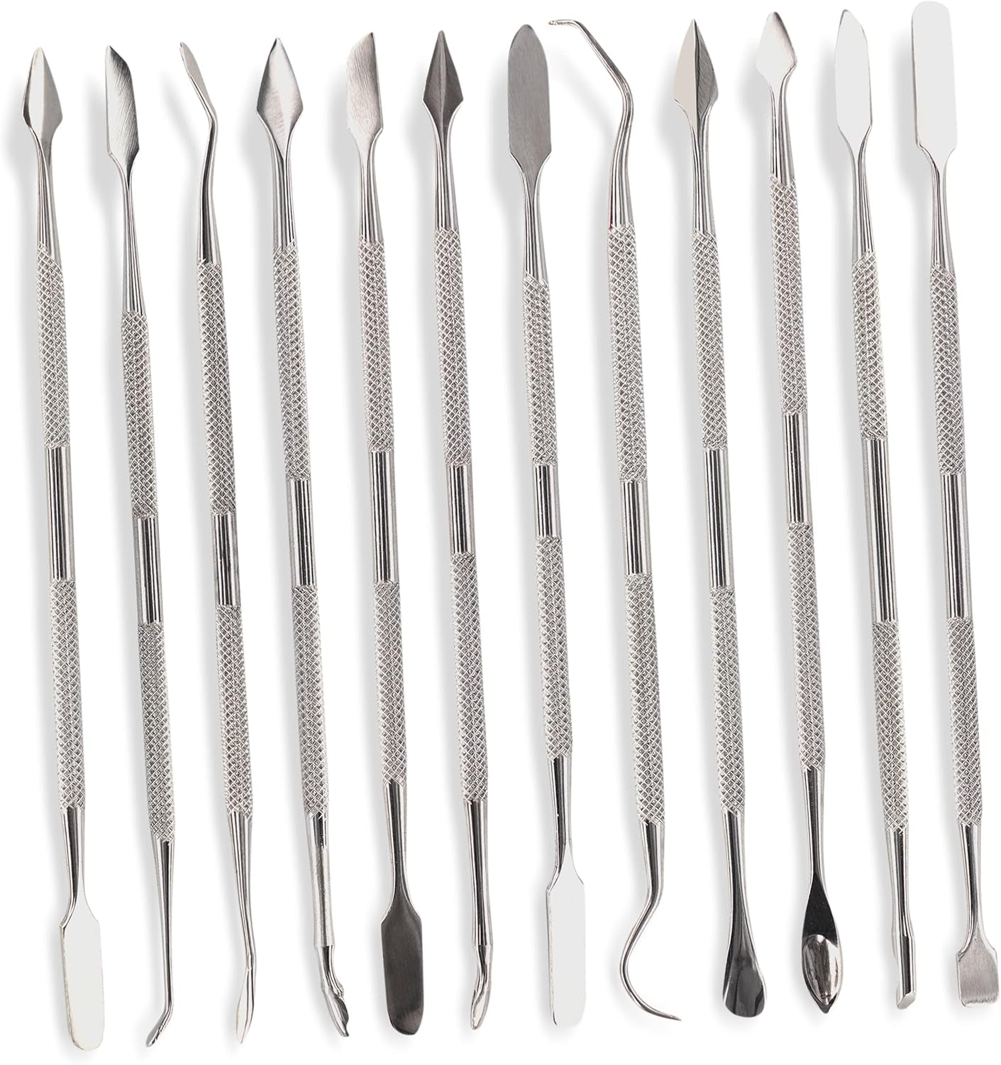Premium Wax Carving Tools Set – 12 Pcs Stainless Steel Wax & Clay Sculpting Tools – Double Ended Dental and Wax Carvers Tools for Carving Modeling Sculpting and Shaping - by