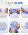 Silicone Putty - 7/8 LB Flexible Silicone Mold Making Kit for Reusable Silicone Molds Making - Easy 1:1 Mixing Ratio Fast Cured Molding Putty for Casting, Resin Molds, Soap Molds, Candle Molds