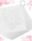 60 Pcs 6X6 Inch Flower Stencils for Painting on Wood Reusable Floral Stencils Bird Wall Stencil Butterfly Leaf Drawing Template DIY Craft Summer Stencils for Painting on Wood Wall Canvas