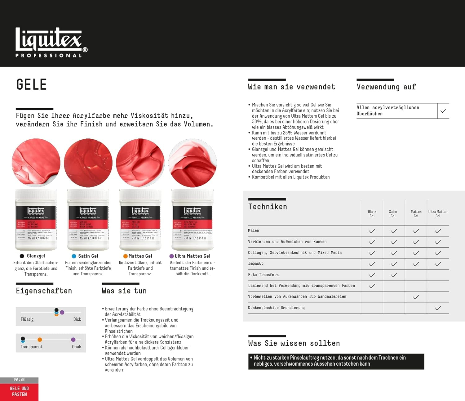 Professional Gloss Gel Medium, 237Ml (8-Oz)