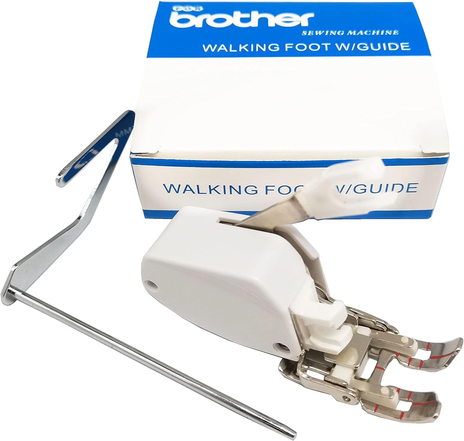 Open Toe Walking Foot W/Guide for Brother Sewing Machine Quilting and Sewing Stitch through Multiple Layers