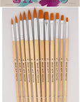 Grace Art Water Color Brush Set WS12 by Grace Art